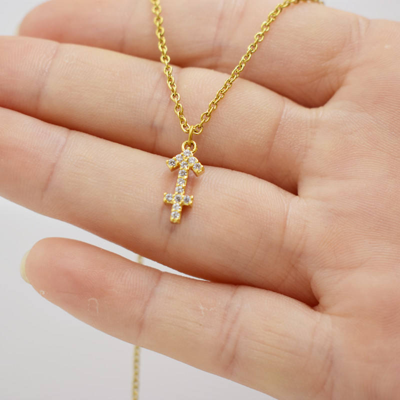 Zodiac Pendant Necklace For Women