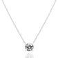 Classic Solitaire Pendant Necklaces Stainless Steel