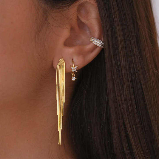 Seraphina Sleek Chain Earrings