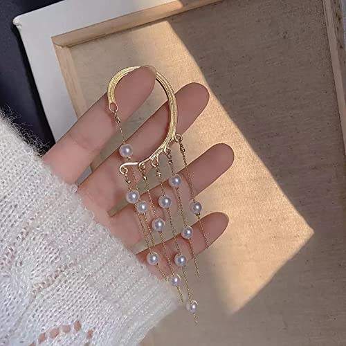 Elaris Pearl Drop Ear Cuff