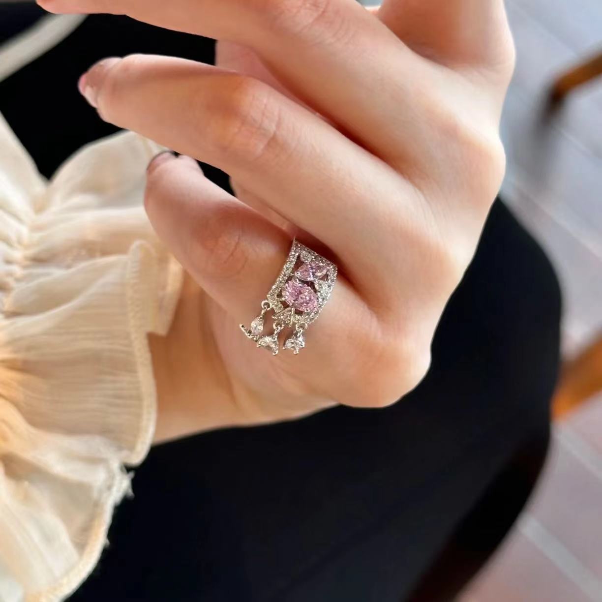 Violette Celestial Statement Ring