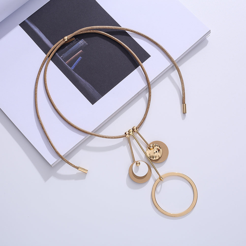 Orvella Geo Charm Necklace