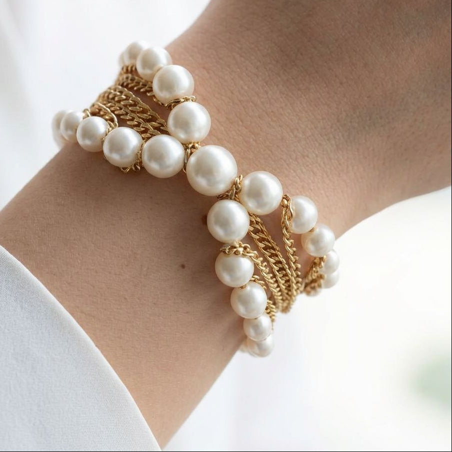 Ivory Veil Bracelet