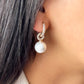 Talia Pearl Drop Earrings with Pavé Hook