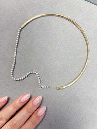 Sofia Crystal Choker Necklace for Women