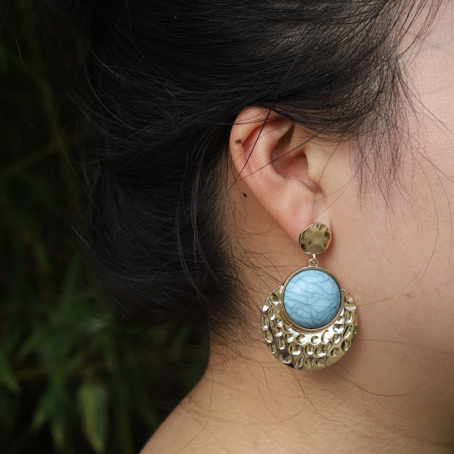 Turquoise Seaform Danglers