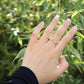 Serpentine Pearl Spiral Ring