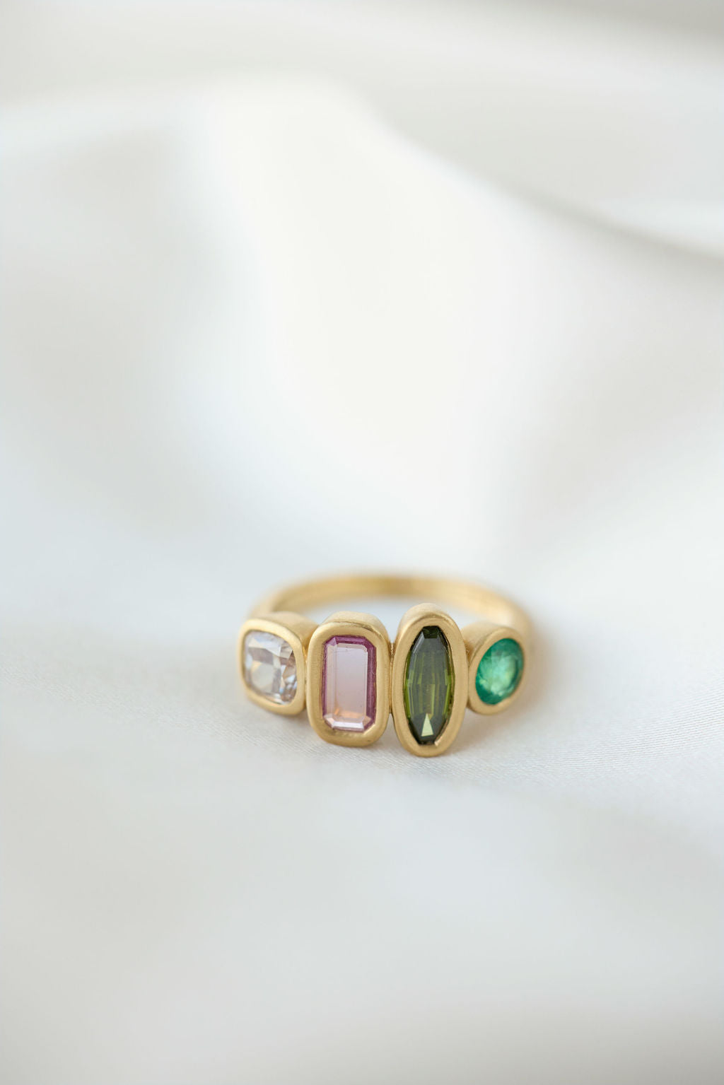 Serene Stones Gold Ring