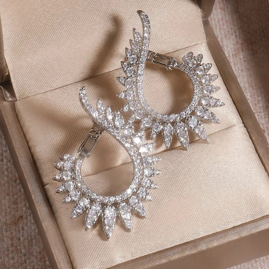 Radiant Glamour Cubic Zirconia Earrings