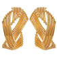 Seraphina Twisted Gold Cuff- SET OF 2