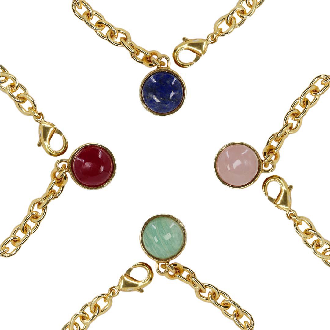 Ebony Dainty Gemstone Hypoallergenic Bracelet