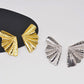Sahara Fan-Shaped Textured Earrings