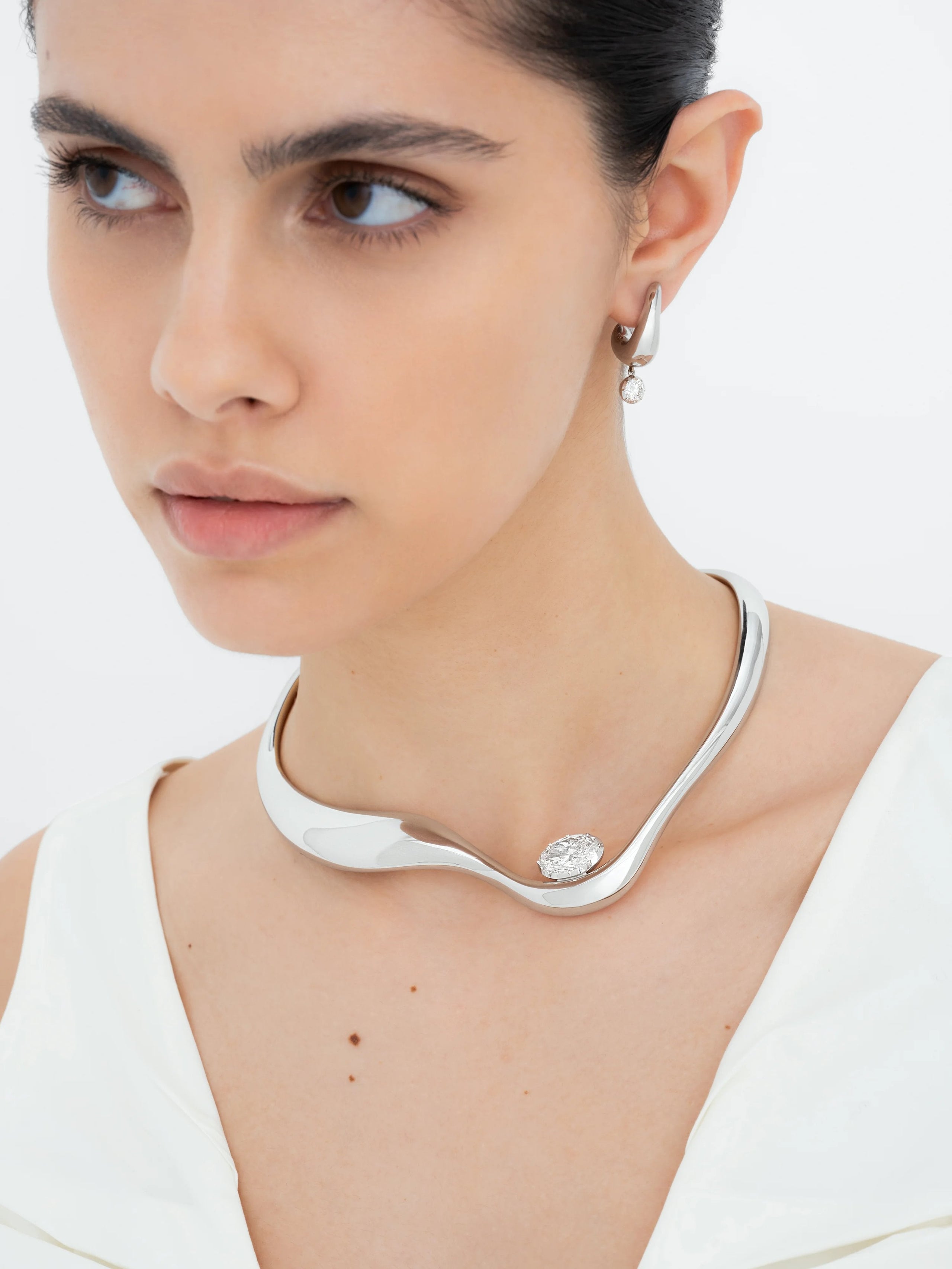 Orbit Glow Collar Necklace