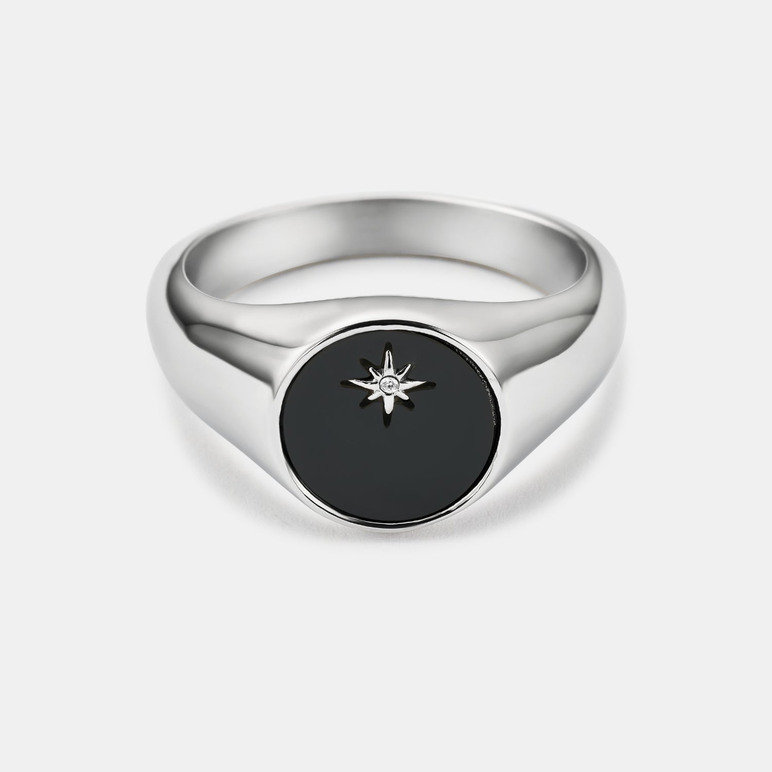 NORTH NOIR Men’s Signet Ring