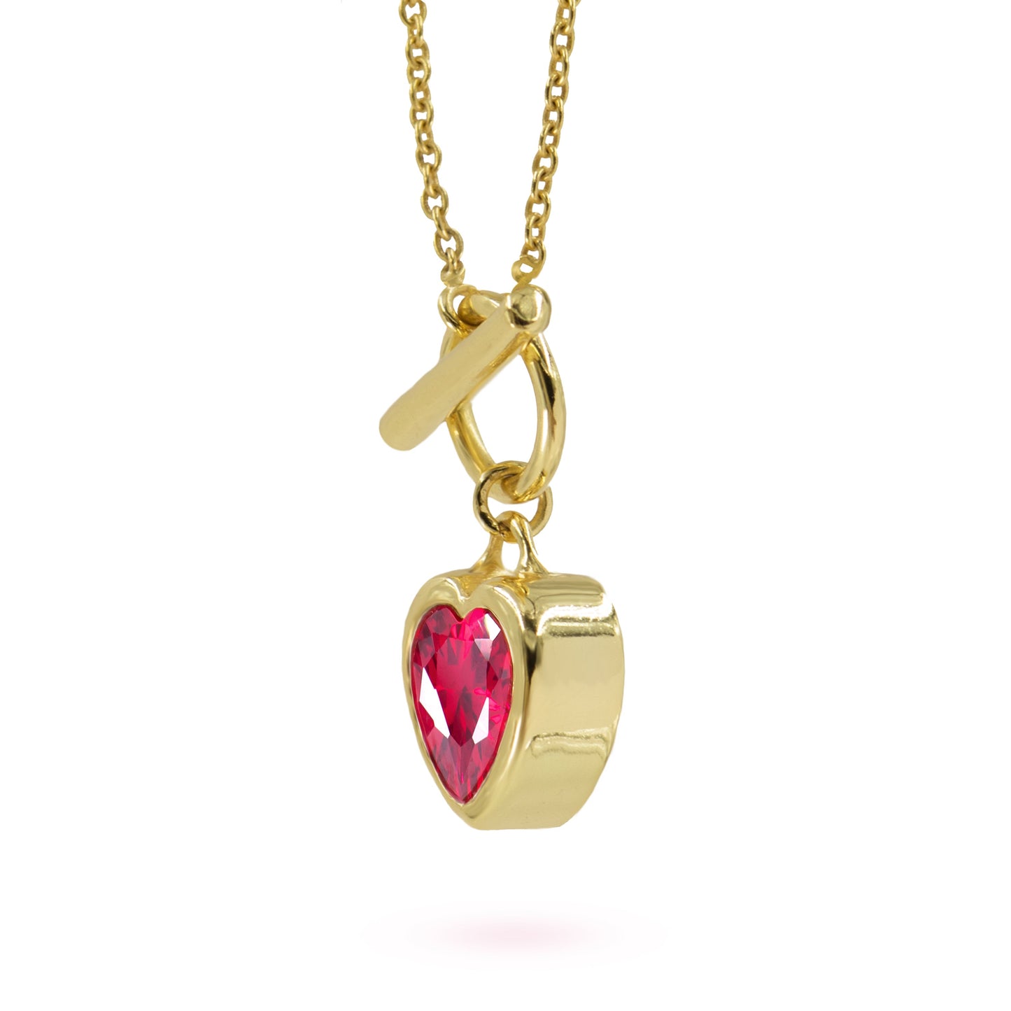 Lev Heart-Shaped Valentine Necklace