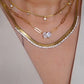 Elina Gold and Crystal Necklace