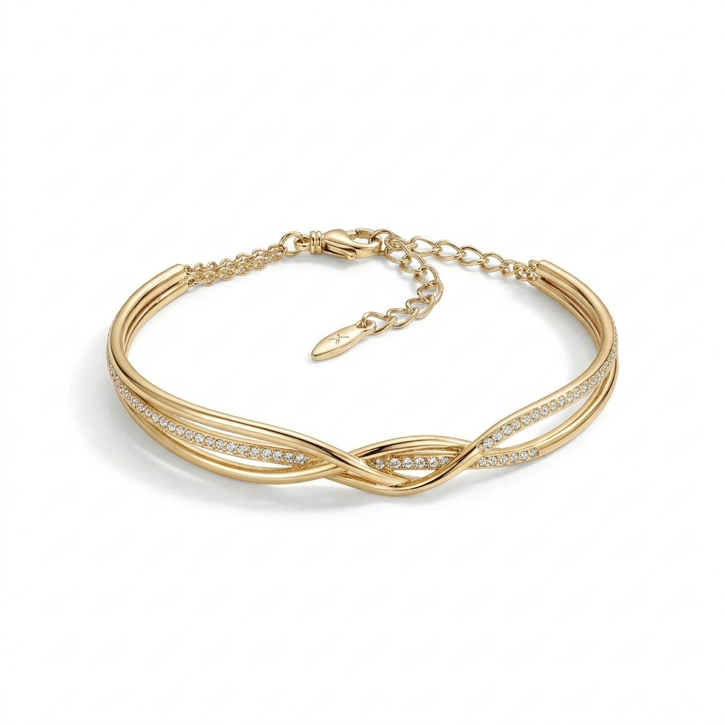 Bella Sparkling Infinity Bracelet