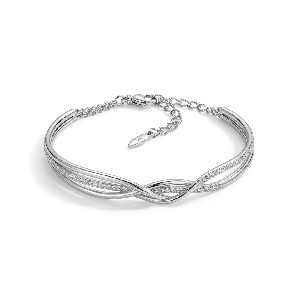 Bella Sparkling Infinity Bracelet