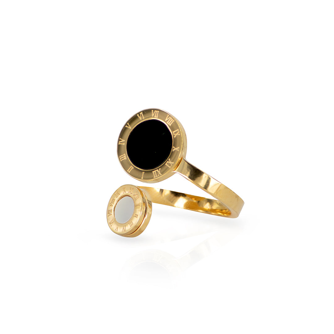 Roman Eclipse Adjustable Couple Ring for Women