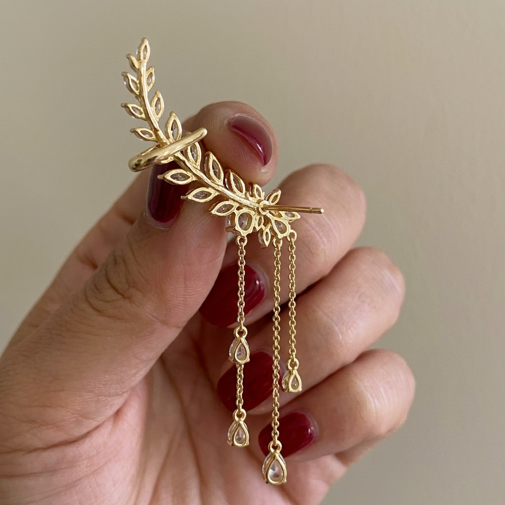 Sylvae Drape Ear Climber