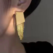 Amara Golden Cascade Earrings