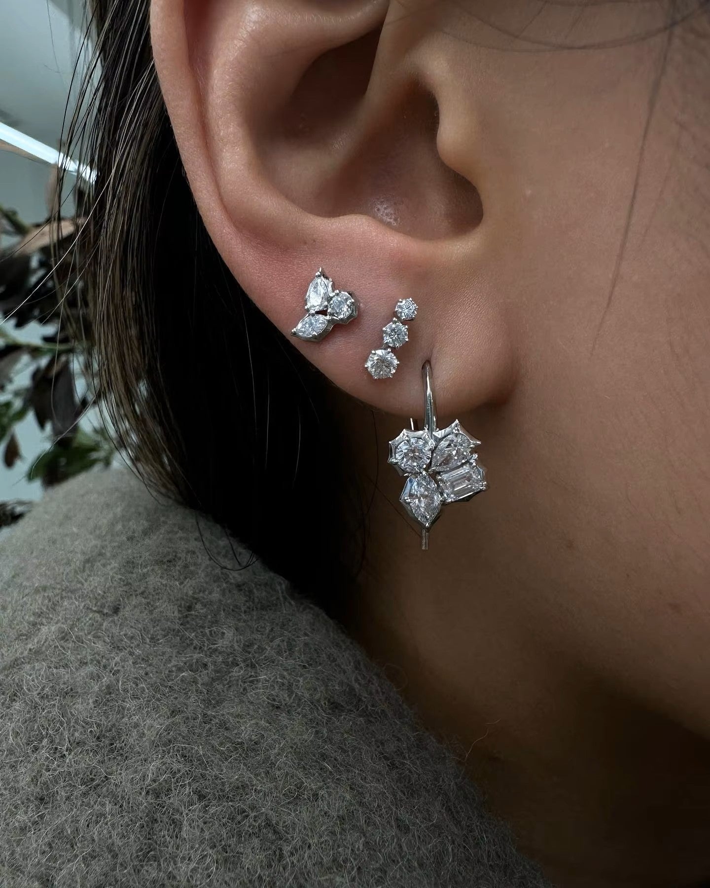 Astral Mosaic Hoops