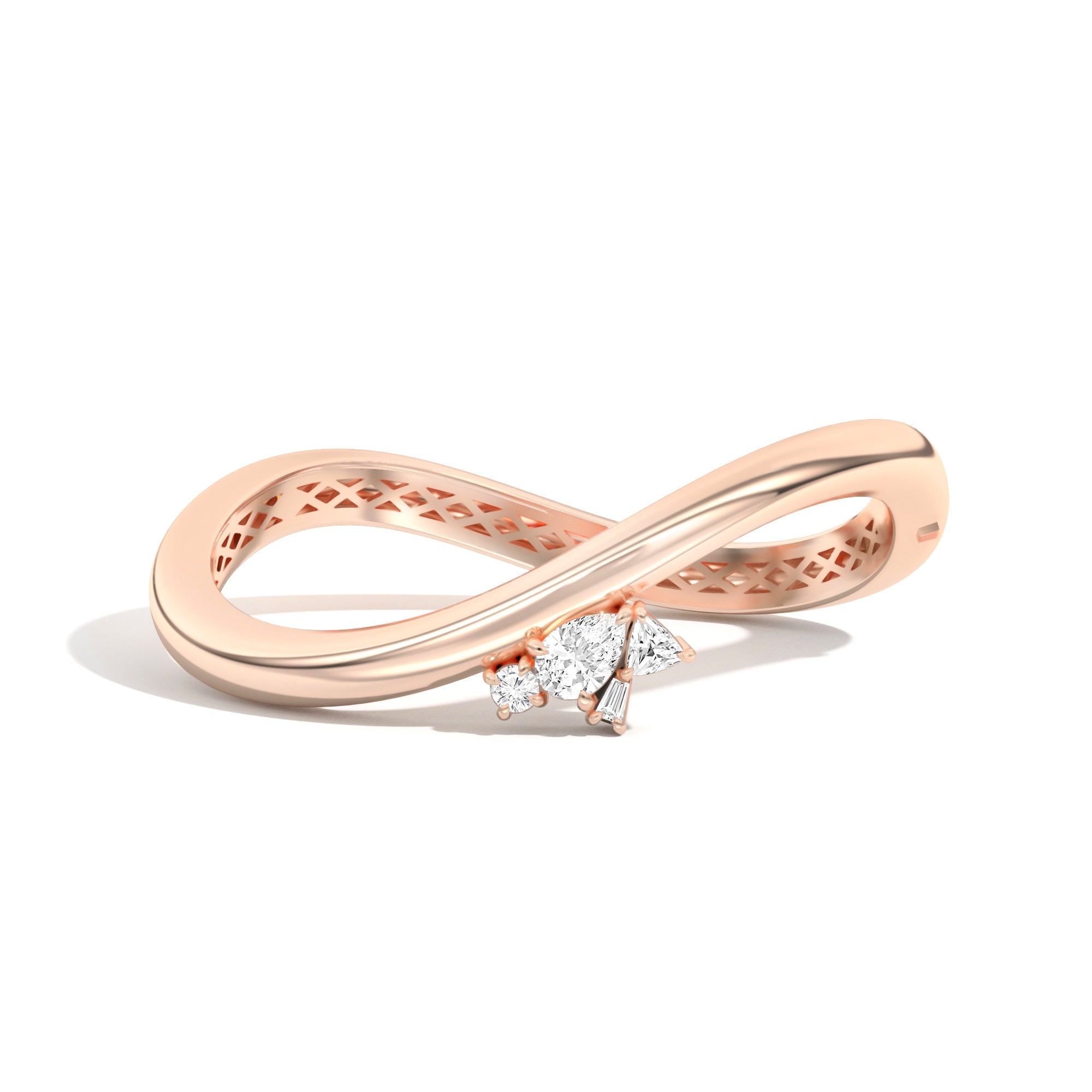 Infinity Mosaic Curve Bangle