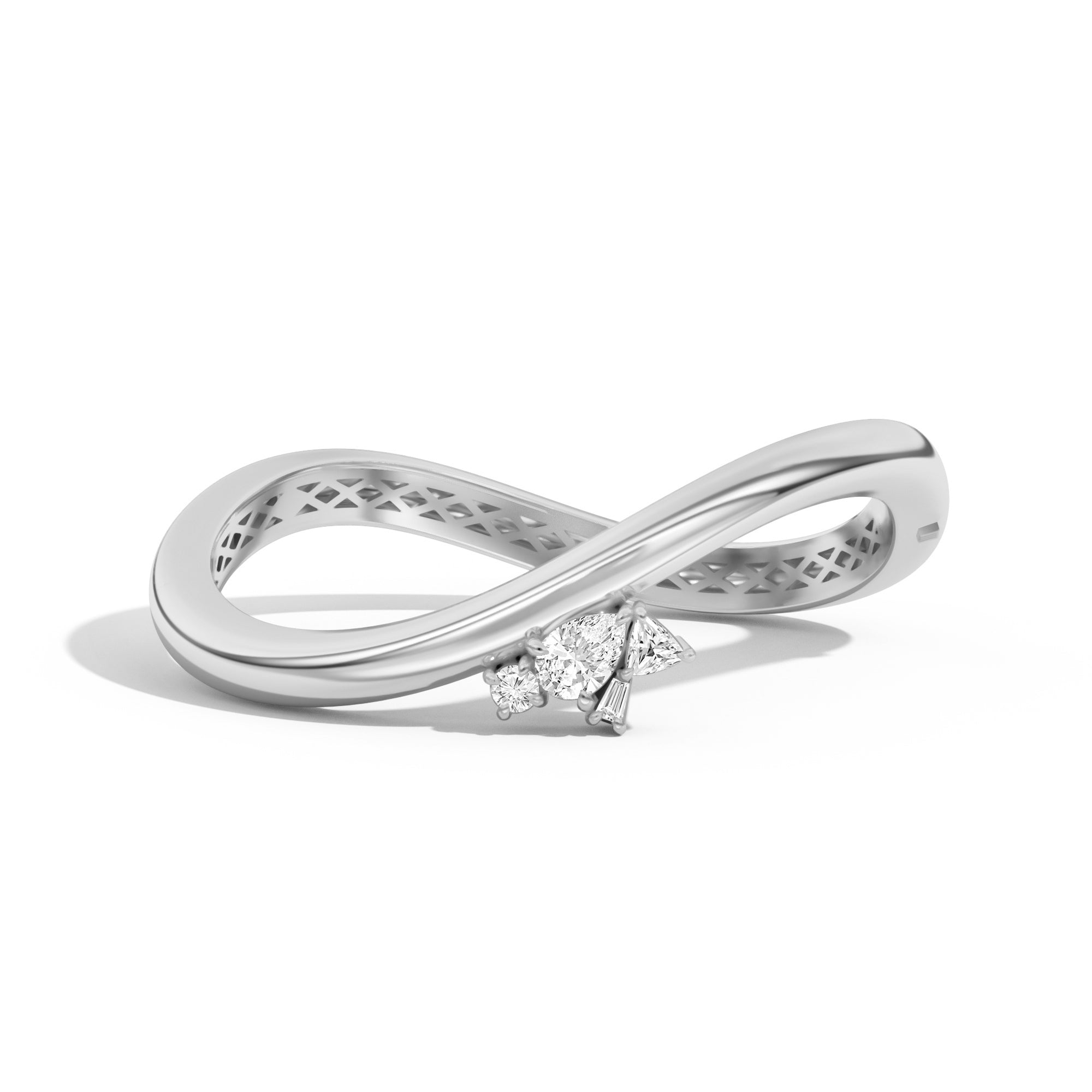 Infinity Mosaic Curve Bangle