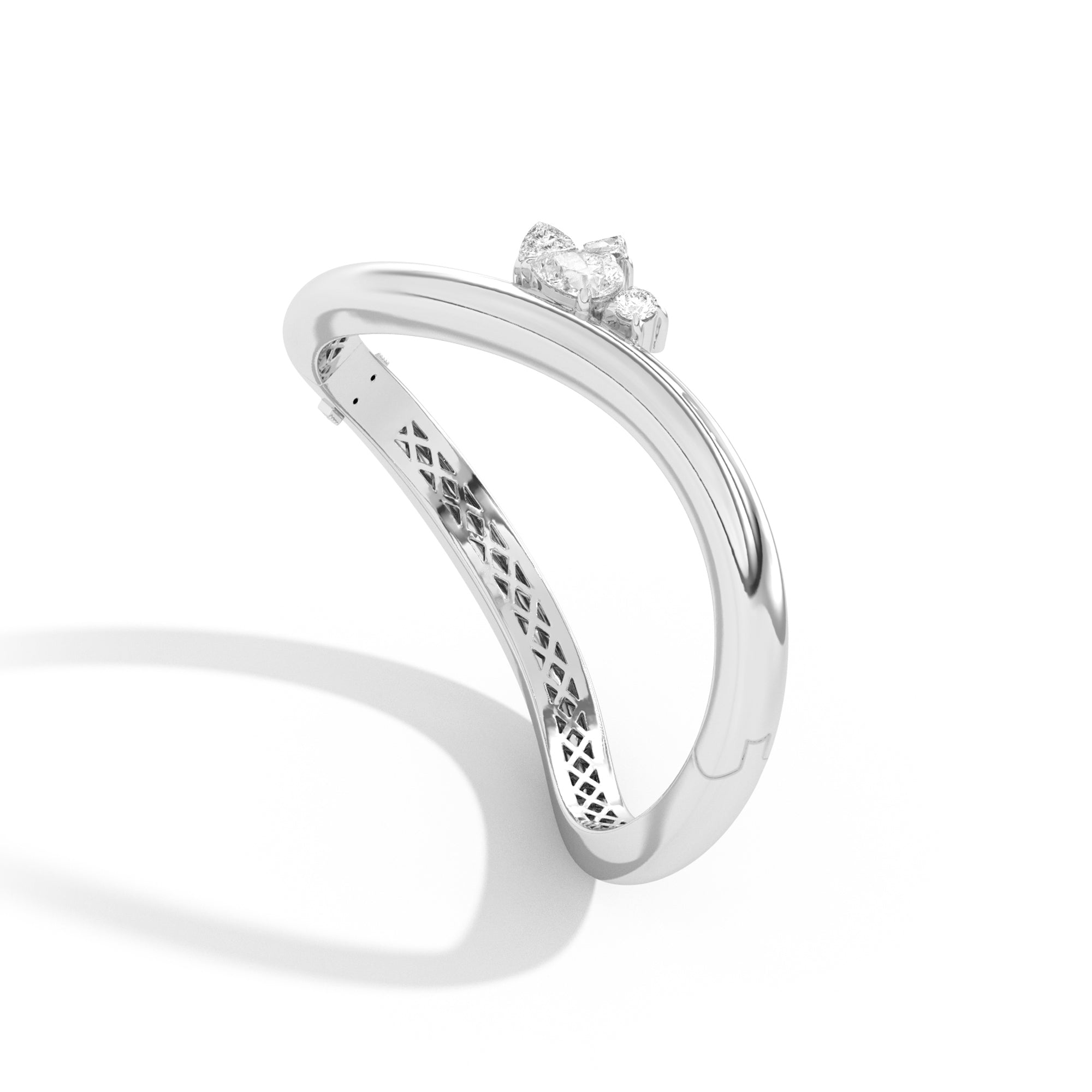 Infinity Mosaic Curve Bangle
