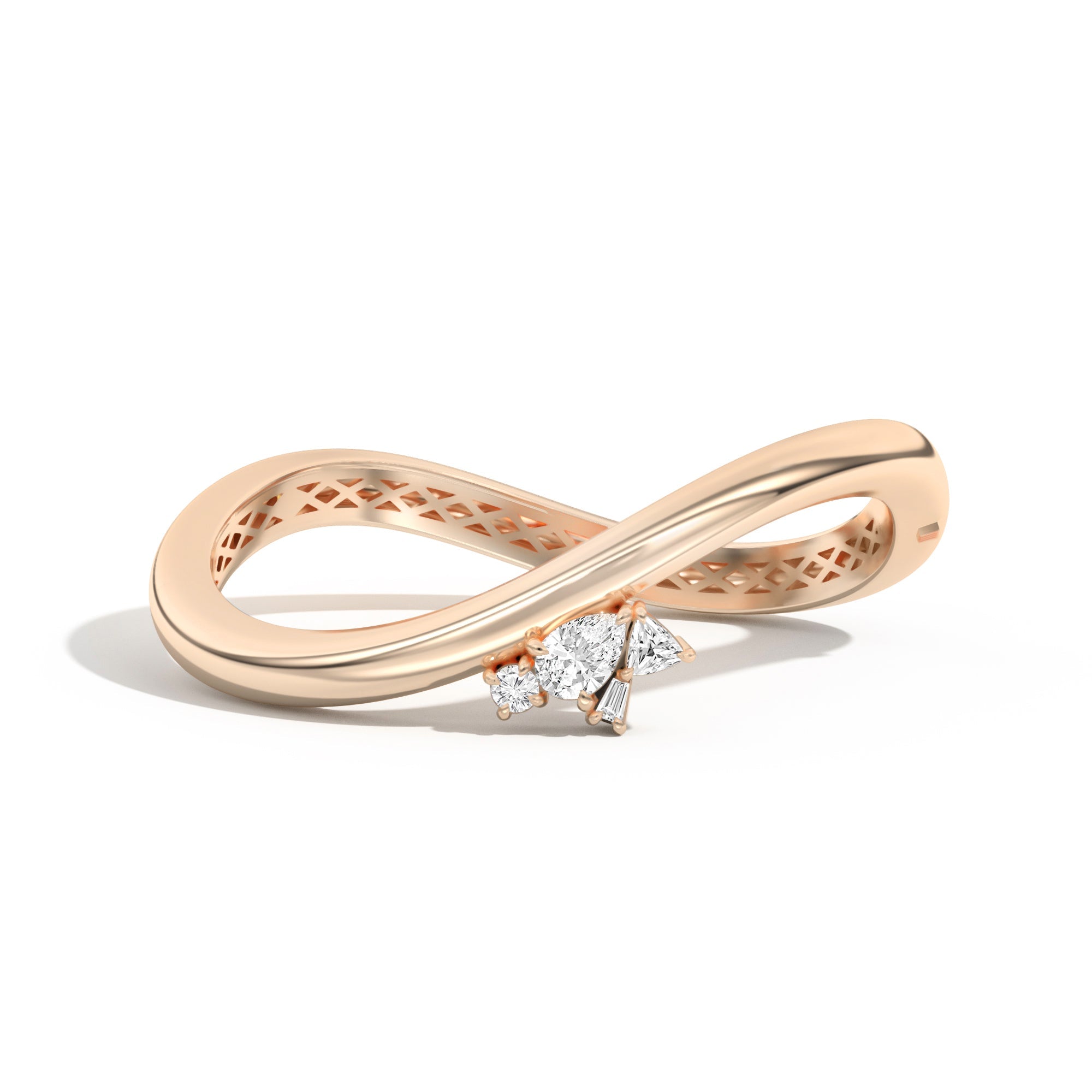 Infinity Mosaic Curve Bangle