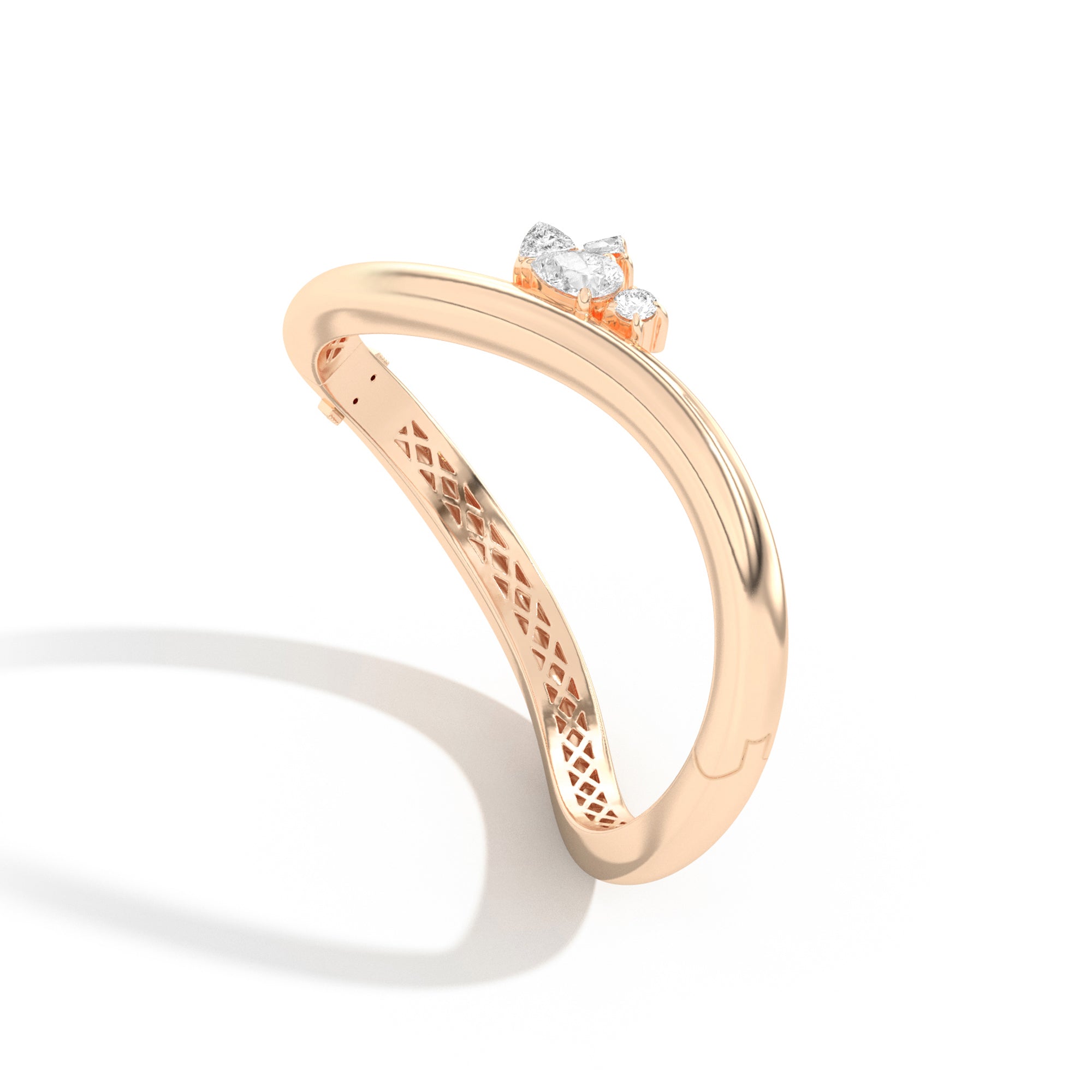 Infinity Mosaic Curve Bangle