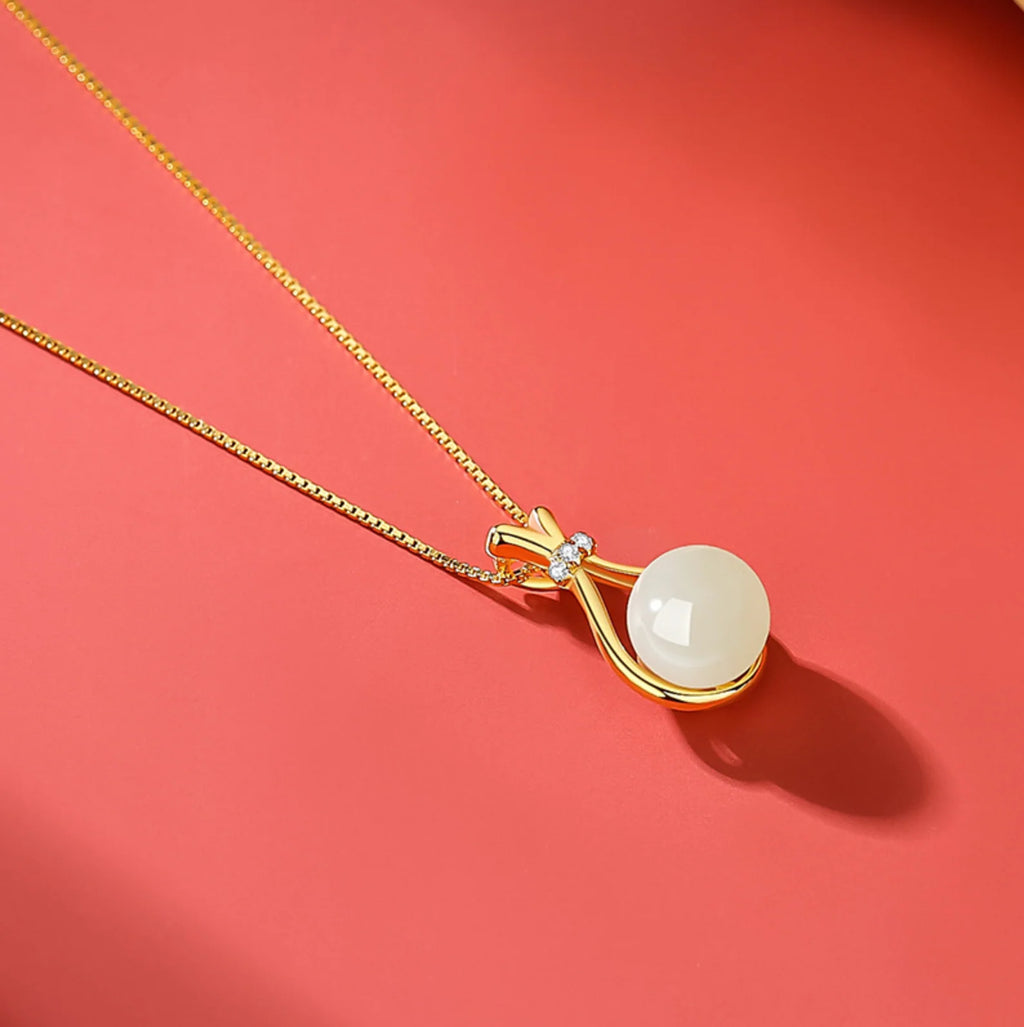 Sophia Jade Pendant Necklace