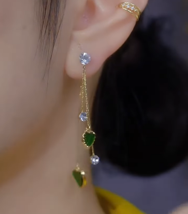 Kiara Verde Cascade Earrings