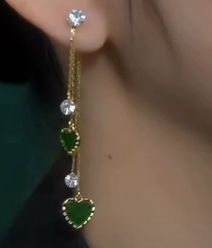 Kiara Verde Cascade Earrings