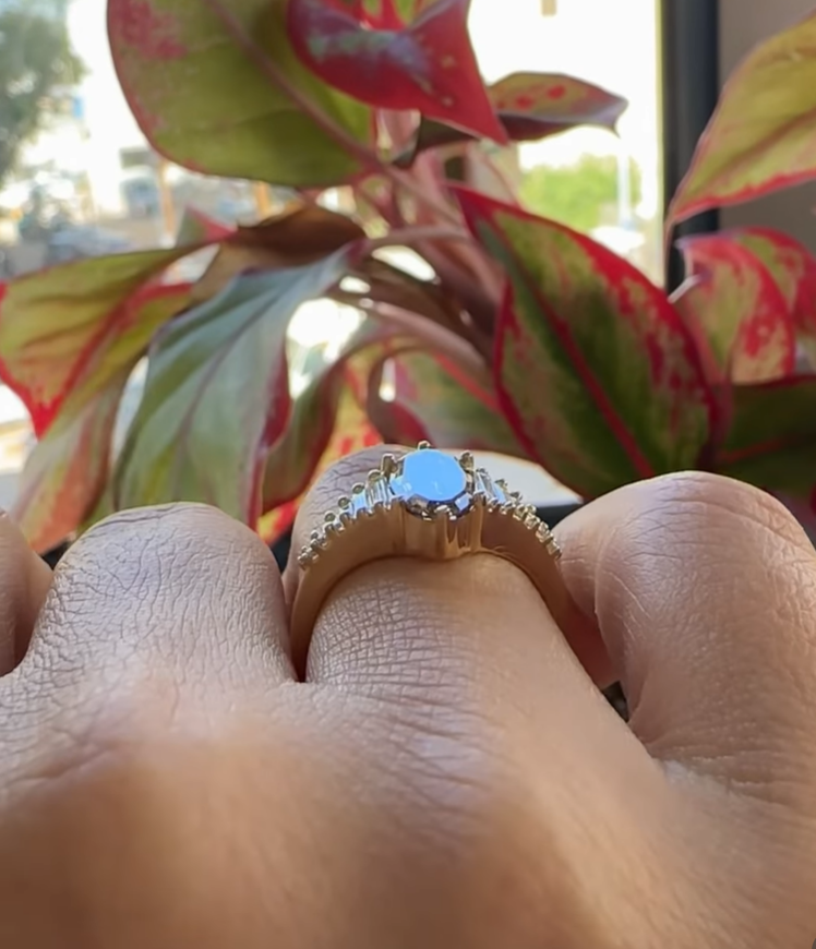 Clara Prism Ring for Women (Size 7)
