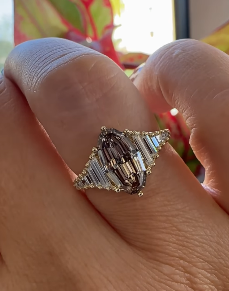 Clara Prism Ring for Women (Size 7)