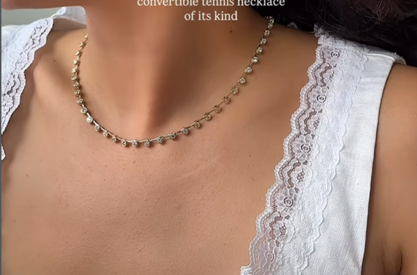 Isla Midnight Necklace (Two in One)