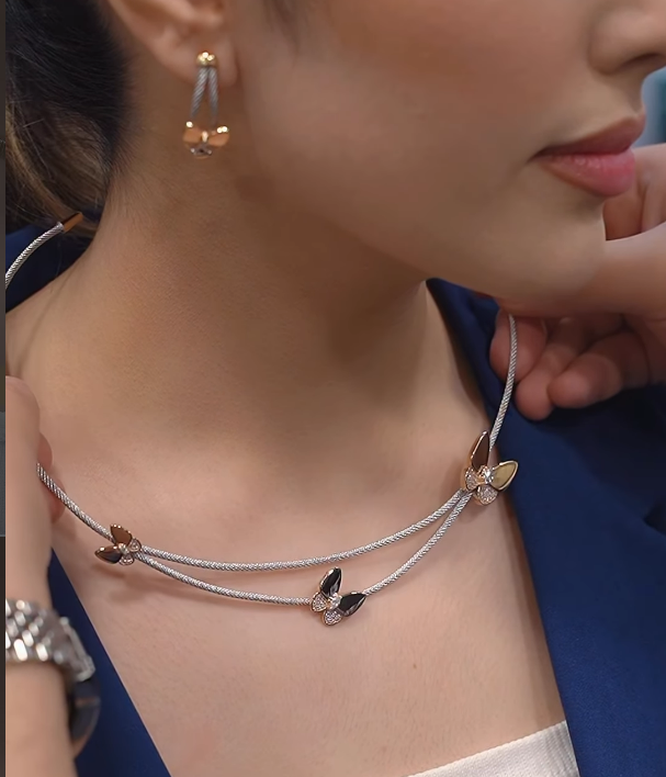 Butterfly Drape Adjustable Necklace