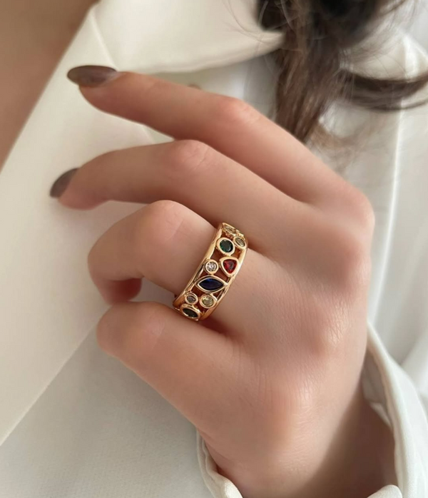 Naavi Glow Band Ring (Size 7)
