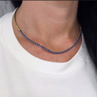 Sofia Crystal Choker Necklace for Women