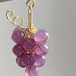 Amira Grape Drop Earrings