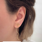Gold Bow Danglers