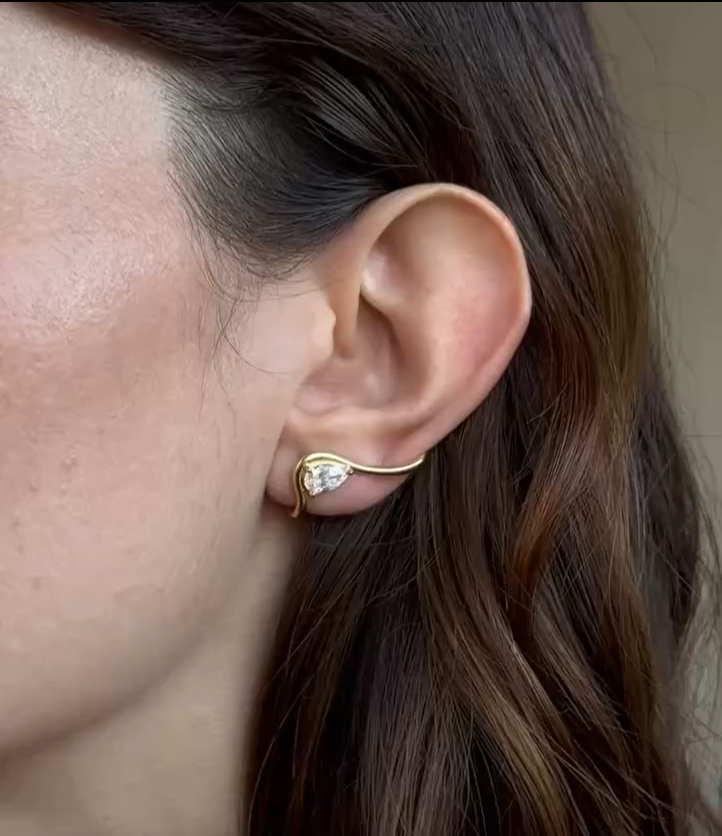 Reena Diamond Whisper Ear Cuff