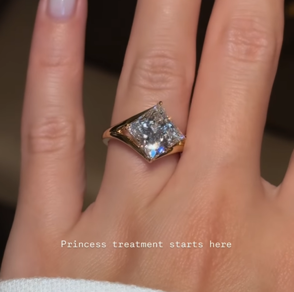 Victoria Princess Crystal Ring