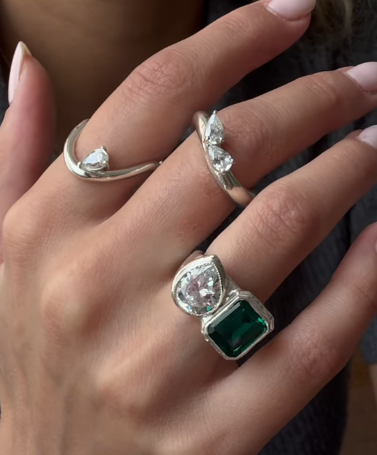 Gemini Trio Rings (Set of 3 ring)