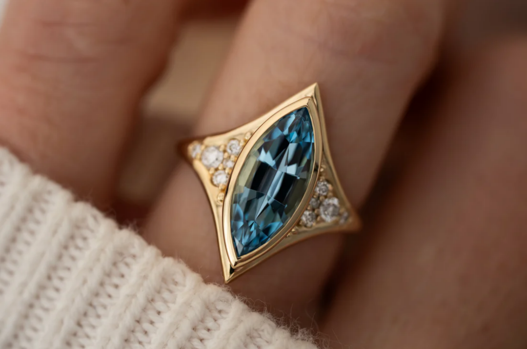 Vivienne Marquise Adjustable Ring