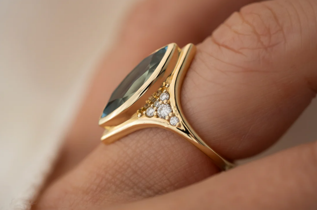 Vivienne Marquise Adjustable Ring