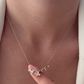 Lunessa Crystal Arc Necklace