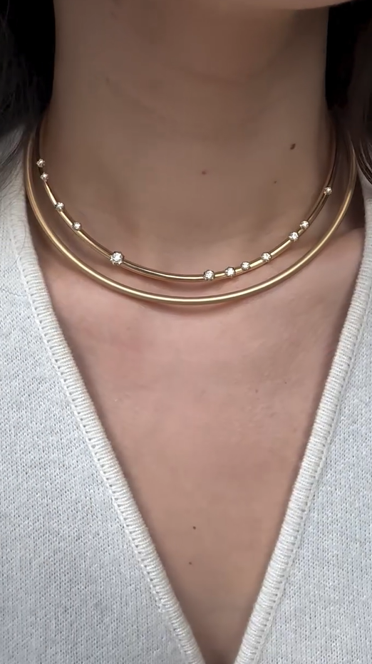 Stellar Bead Curve Choker Set