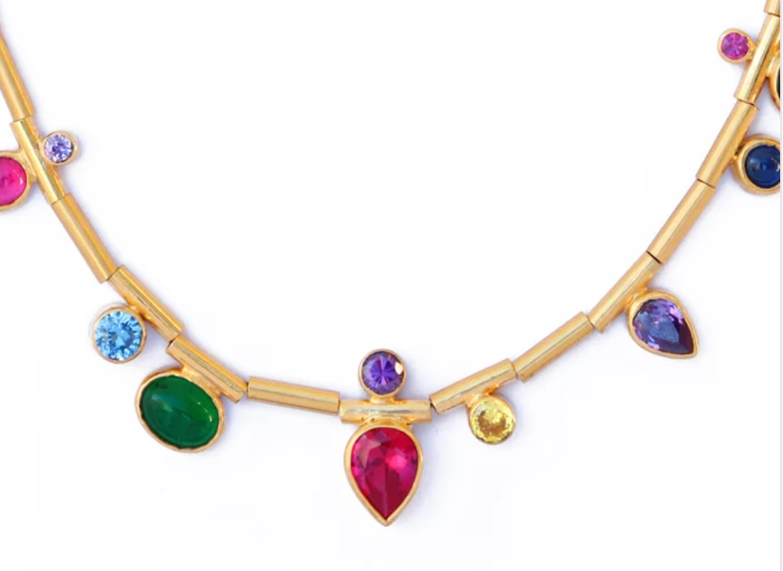 Elysian Jewel Drop Necklace